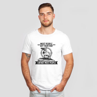 Most People Buy Their Food I Am Not Most People Graphic Tees
